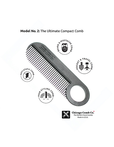 Carbon Fiber #2 Comb (Fine Tooth)