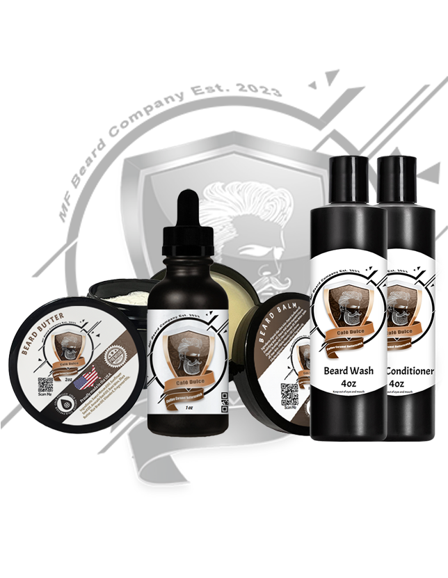 Cafe Dulce Coffee Bourbon & Butterscotch Complete Beard Care Kit