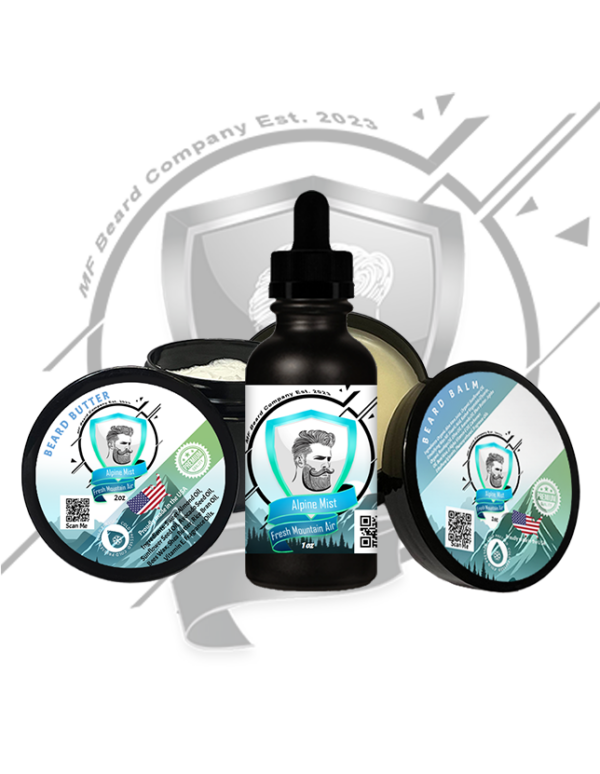 Alpine Mist Fresh Mountain Air Beard Care Essentials Kit