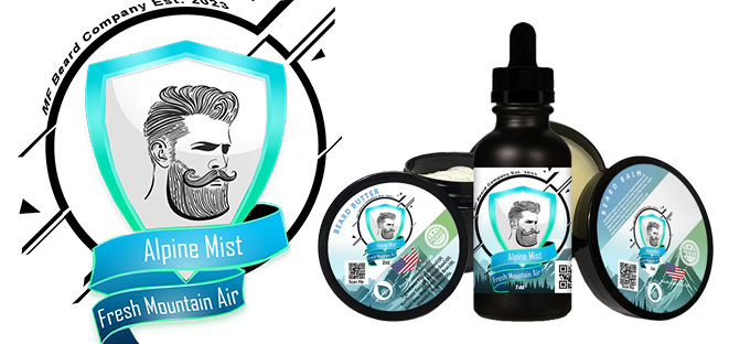 New Release Beard products Alpine Mist