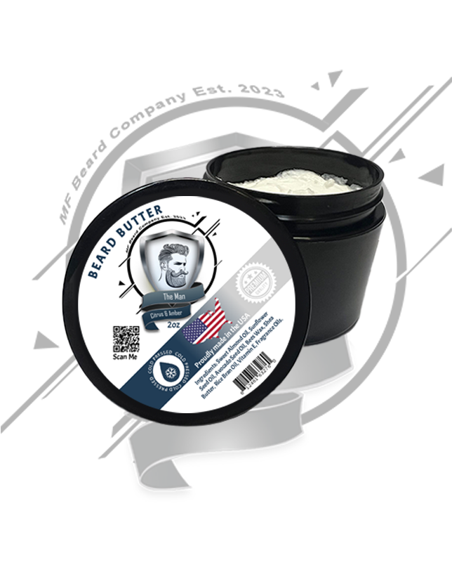 The Man Citrus & Amber Beard Butter